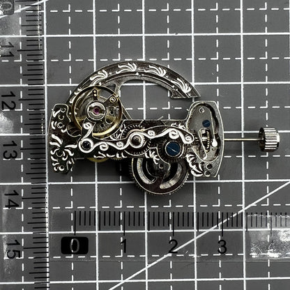 Automatisches Mechanisches Uhrwerk mit Barförmigem Blankem Unruhrad