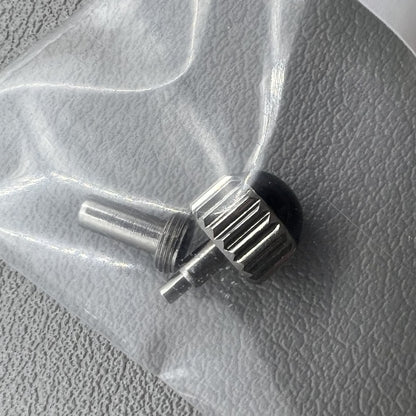 2 Sets Ersatzteile Schwarze Keramikkrone 6 5MM Für J12 Herrenuhr