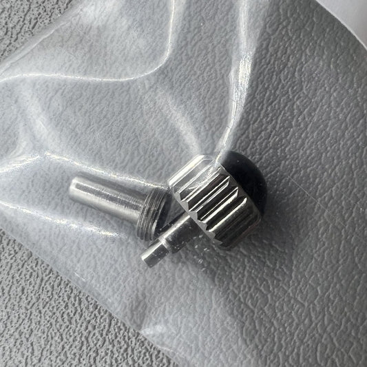 2 Sets Ersatzteile Schwarze Keramikkrone 6 5MM Für J12 Herrenuhr