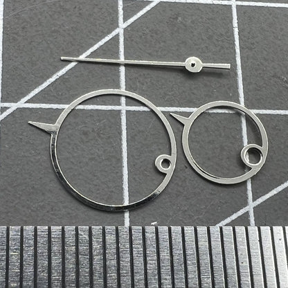 Aiguilles de montre rondes, pointues et irrégulières de 11 mm pour mouvement à quartz Miyota 2035 