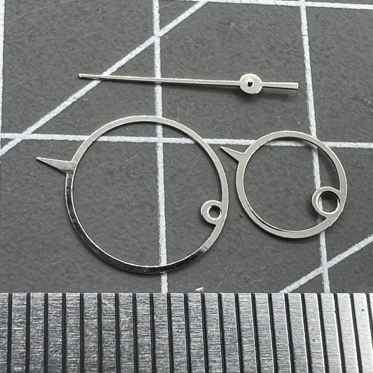 Aiguilles de montre rondes, pointues et irrégulières de 11 mm pour mouvement à quartz Miyota 2035 