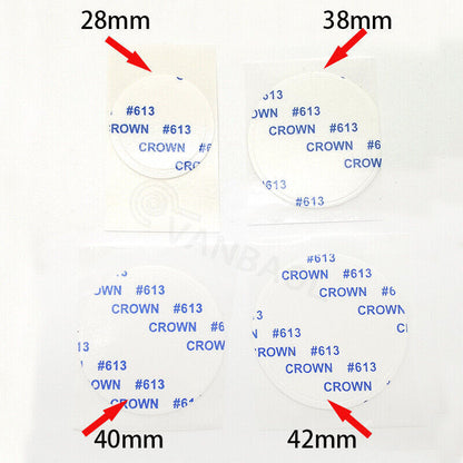 Lot de 5 autocollants pour lunette de montre 28 mm/38 mm/40 mm/42 mm