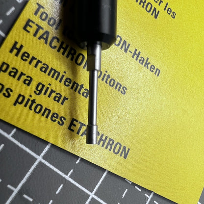 Bergeon Swiss Schraubendreher 16918-TETC Klinge zum Drehen von ETACHRON Pitons