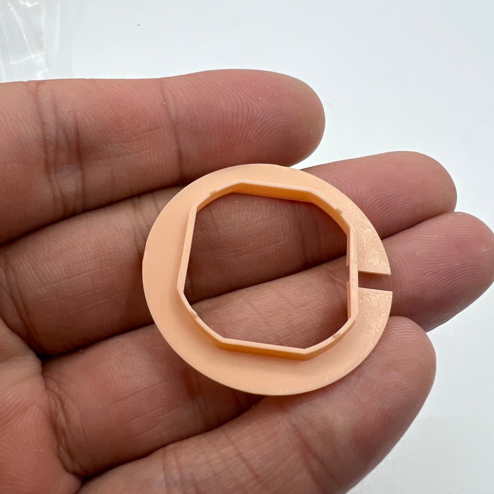 HTR brand watch case cushion mount spacer ring for VX42/VX43 movement repair and assembly