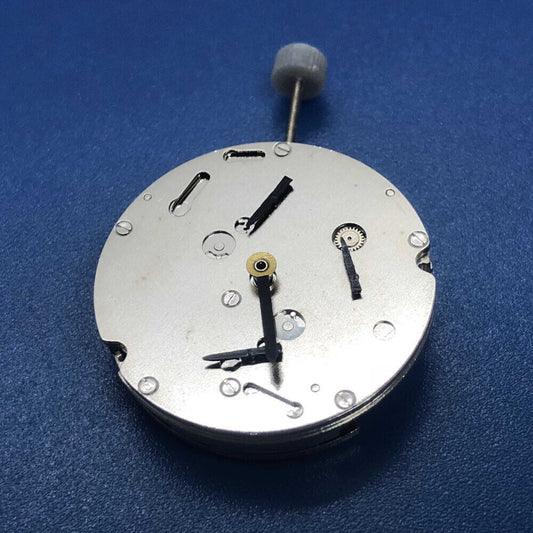 DG2813 watch movement displaying three large hands and a small seconds subdial at 6 o'clock, no calendar function.