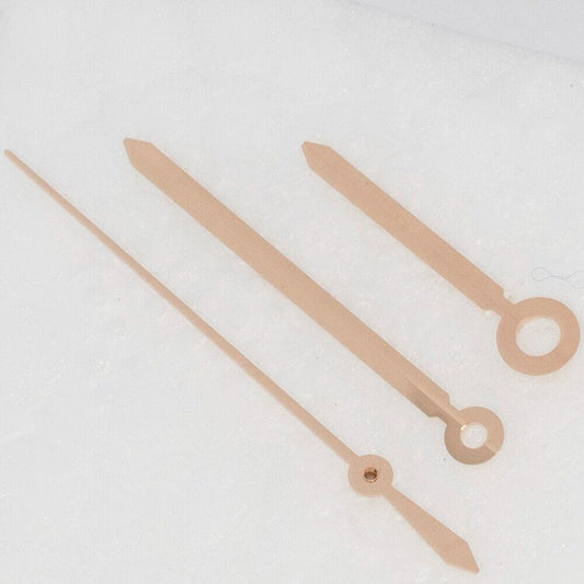 Neues roségoldenes Uhrzeigerset für das ETAC07.111-Uhrwerk, geeignet für die T099-Uhr