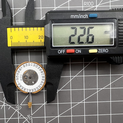 Miyota GM10 quartz watch movement with date window at 3 o'clock, precision Japan-made mechanism