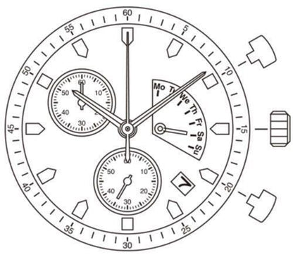 Miyota FS61 Japan Quartz Movement