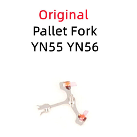 Japan-made Epson YN55 YN56 pallet fork watch part, precision gear for movement repair.