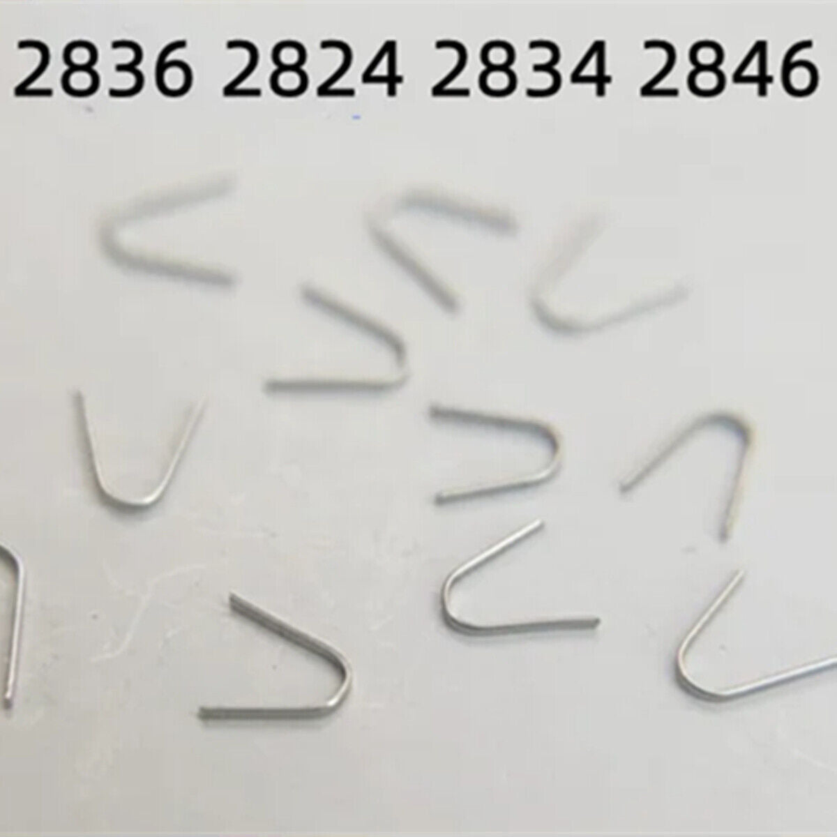 U Shape spring for ETA 2824-2879 watch movements, durable generic replacement part.