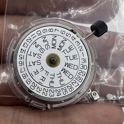 Silver Day Date ETA2836-2 Geneva V8 Mouvement mécanique certifié Authentique suisse