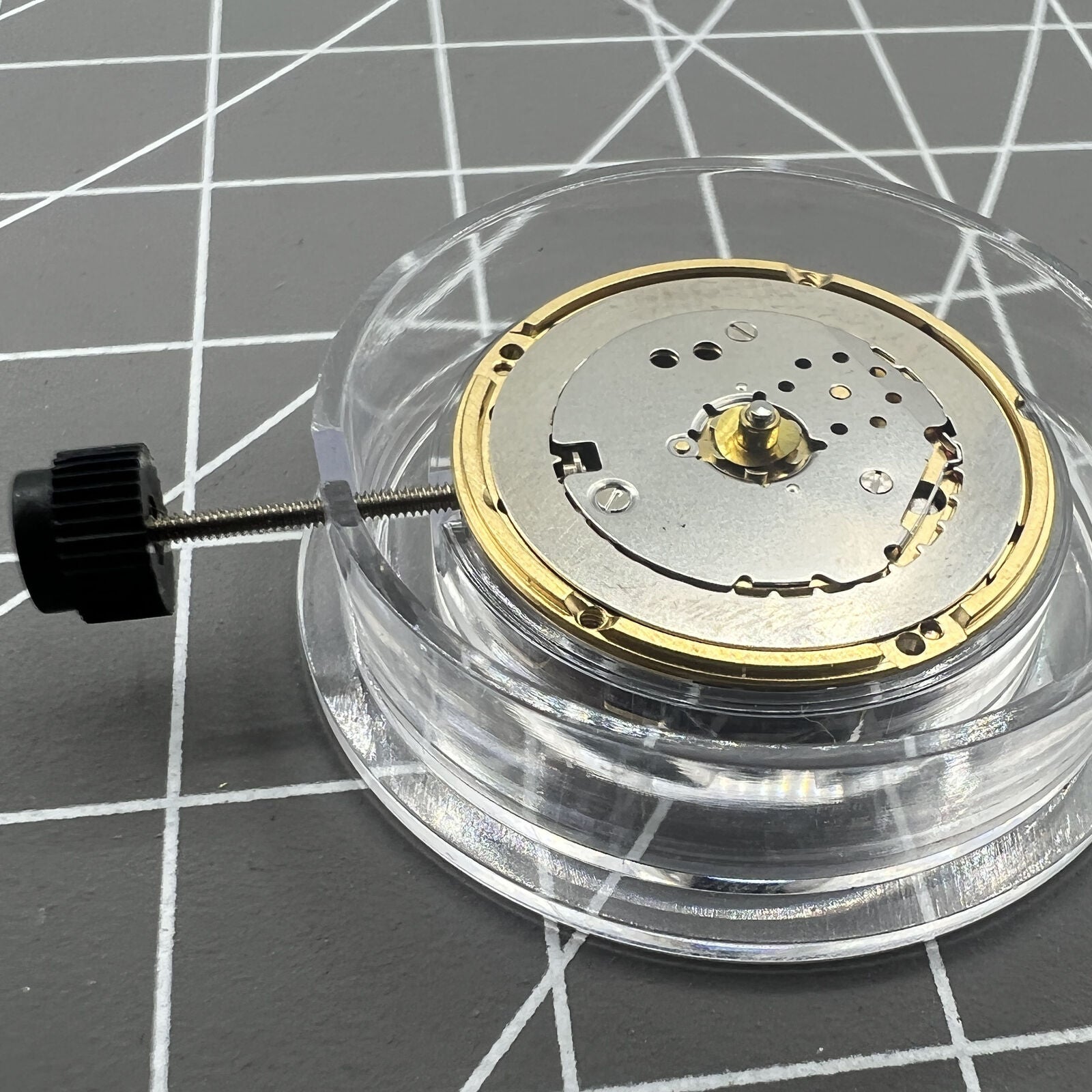 Swiss ETA F03.101 quartz watch movement with 2 hands, no date, precise timekeeping by Swiss ETA brand.