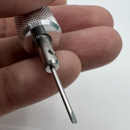 Swiss Made Bergeon 30081-TAM-130 precision drum barrel screwdriver 1.30mm for delicate watch repairs.