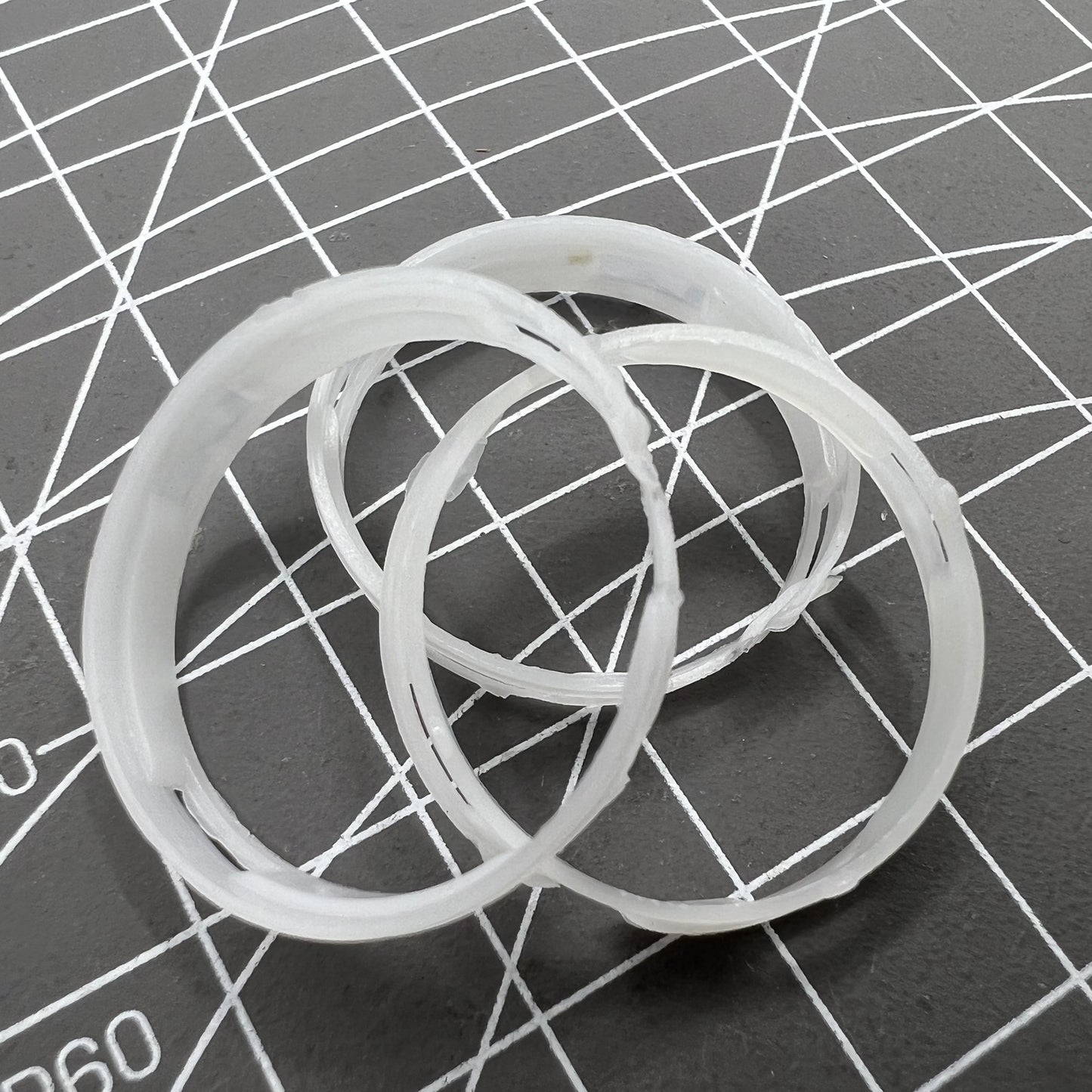 1. 24mm watch case spacer ring for Miyota 2105 movement, secure fitting accessory.  