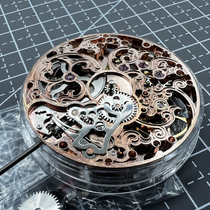 Carved Hollow Hand Winding Mechanical Movement ST3600 6497 Manuell