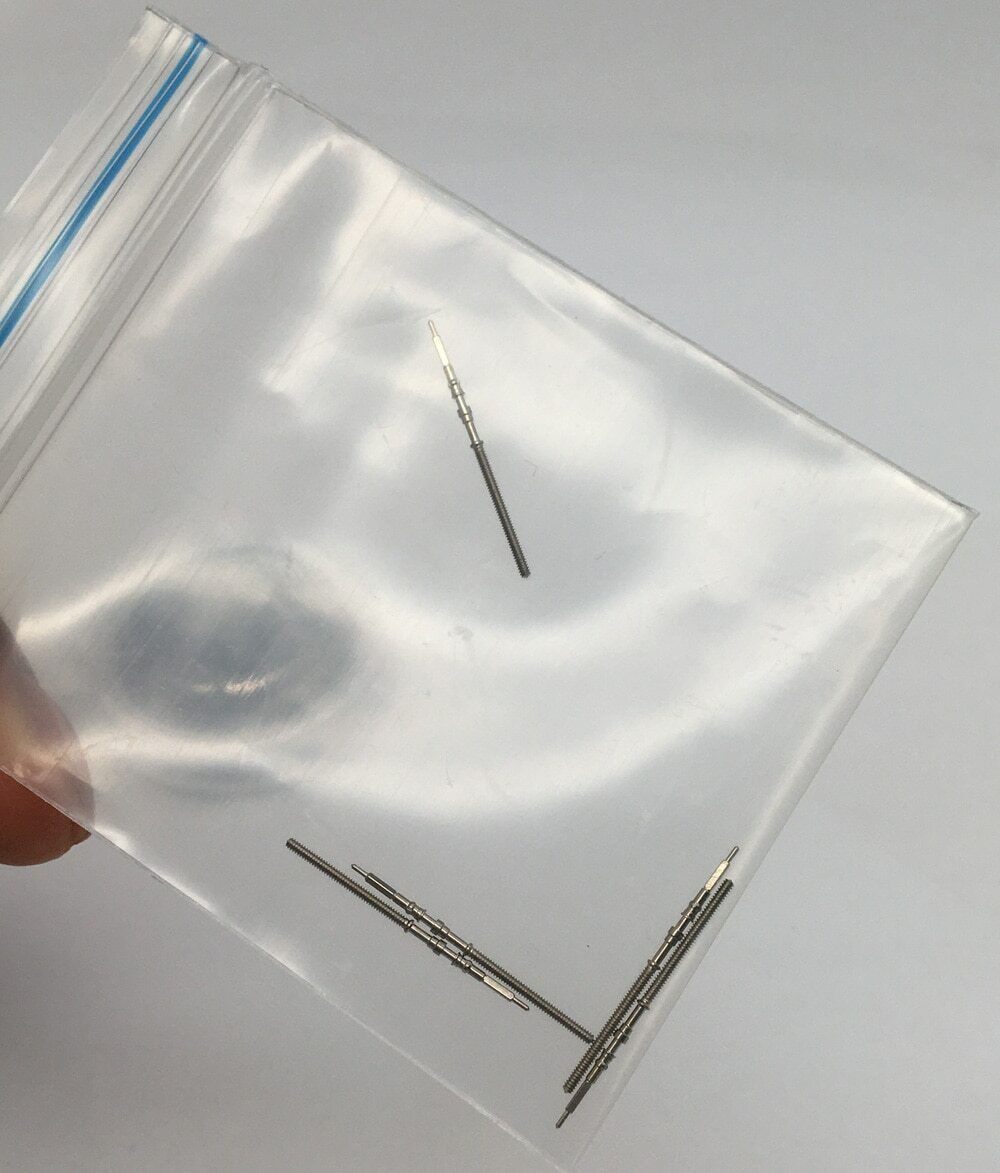 Stainless steel winding stem for 4R36 NH35 NH36 NH38 NH39A watch movement, precise fit and durability