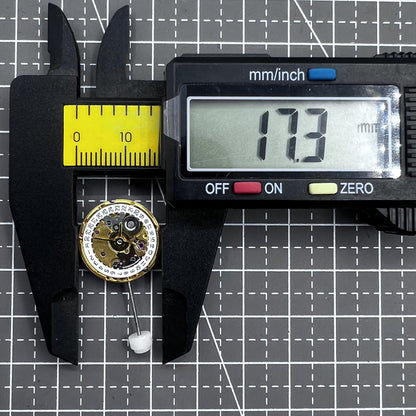 Mechanisches goldenes Uhrwerk ETA2671 mit Datumsanzeige bei 3 Uhr, Ersatz f�r pr�zise Uhren.