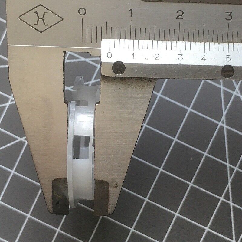 5.9mm plastic spacer ring cushion for ETA 2824/2836/2846 watch movements, durable mounting accessory.