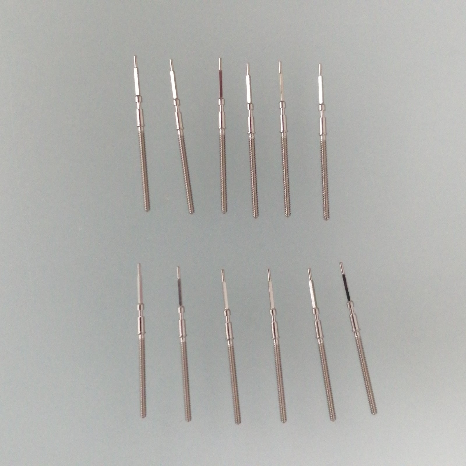 Winding stems for Ronda 3520.D and 3540.D movements, precise fit and durable.