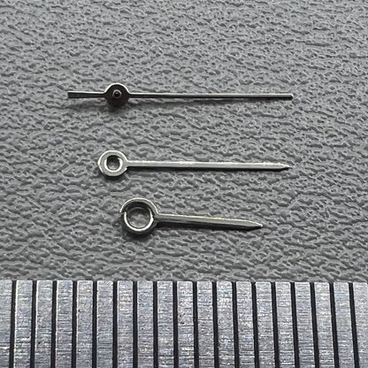 2 Sätze/Packung Uhrzeiger mit silbernem Rand für Miyota 2035 Uhrwerk Nr. 1525