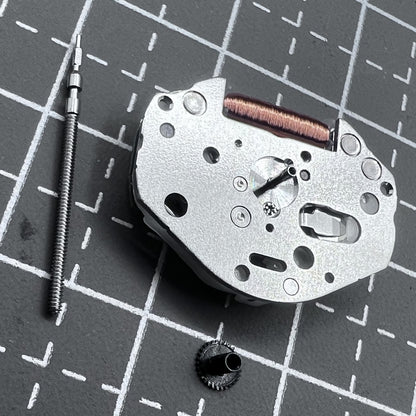2 Stück Miyota 2039 Quarzuhrwerk H3 mit 3 Zeigern und hoher Ritzelwelle mit