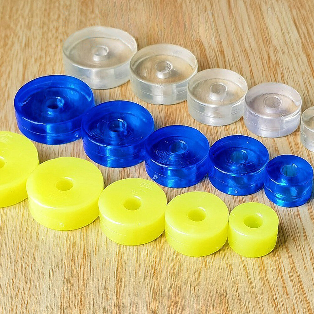 Blue watch movement pads 2-3.5cm for cushion protection during watch repair, 5pcs set.