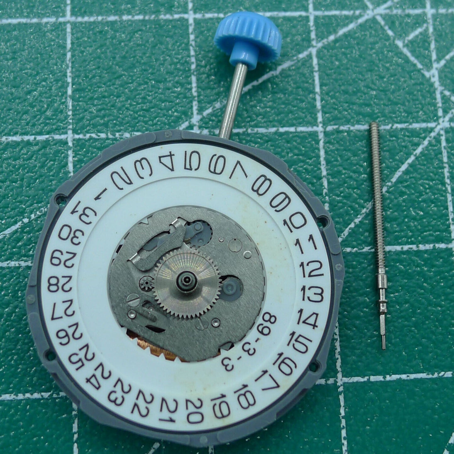 Miyota 6M17 quartz watch movement, 3-hand repair part from Japan, precise timing component