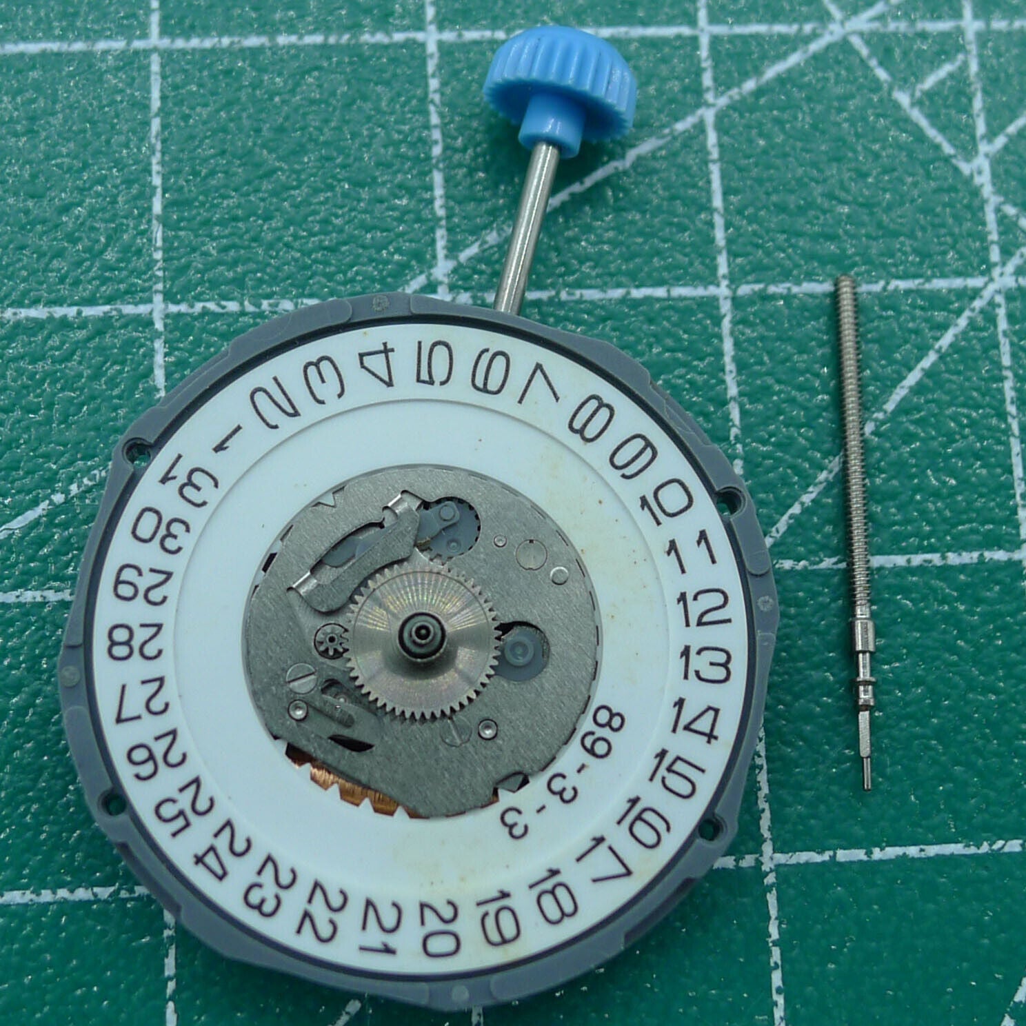Miyota 6M17 quartz watch movement, 3-hand repair part from Japan, precise timing component