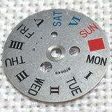 English+Roman Week Disk Wheel Week Wheel for Orient 46941 46943 Movement