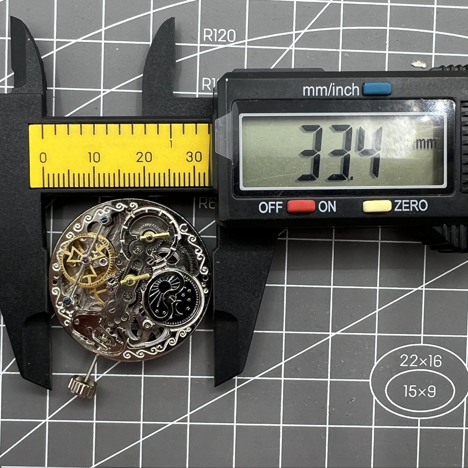 Double Mainspring mechanical watch featuring hollow design and dual time zones by Double Mainspring brand.