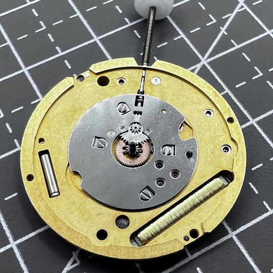 Swiss Ronda 1004 Golden Watch Quartz Movement 2 Hands