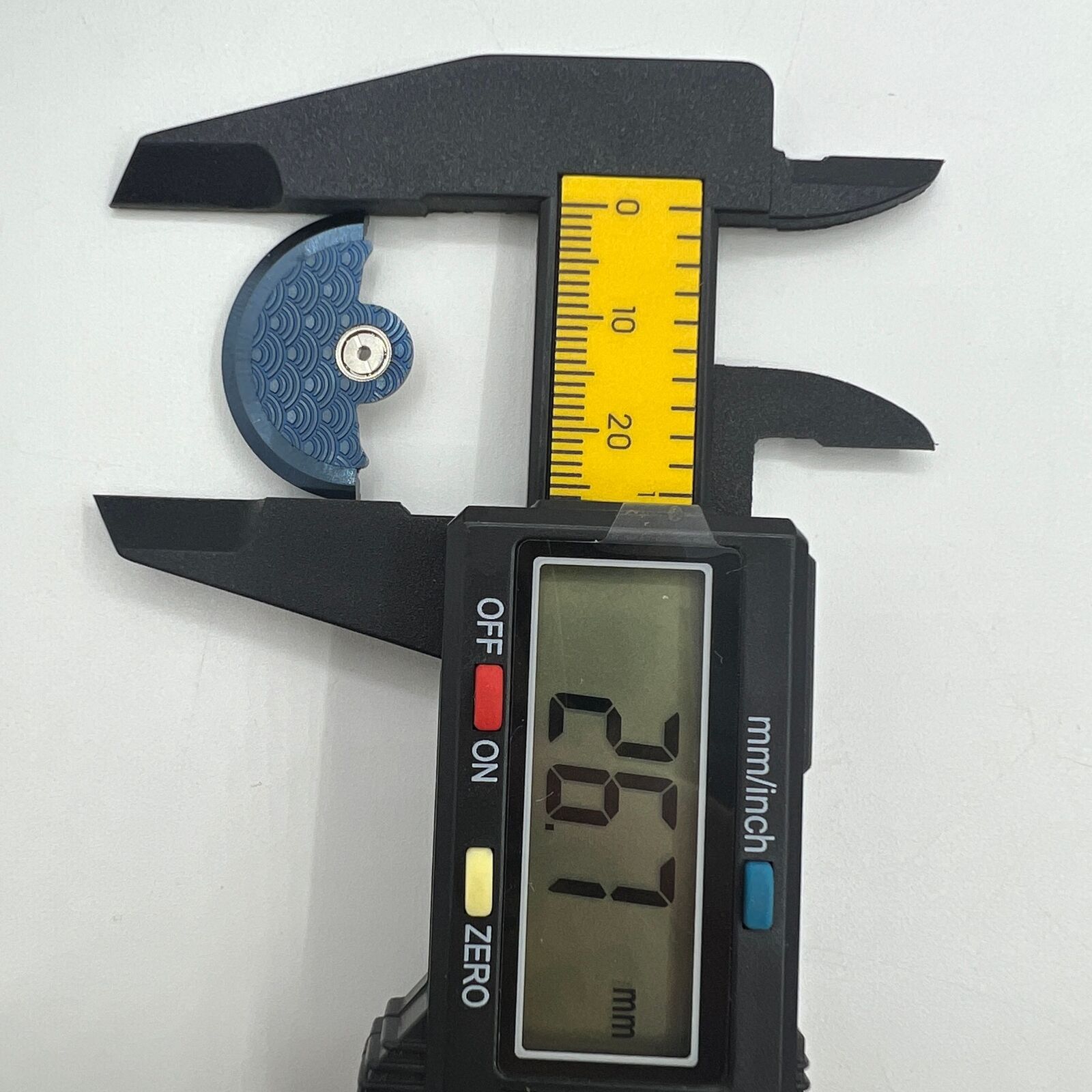 Blue Sea Wave carved rotor oscillating weight for Miyota NH35 NH36 watch movement, enhancing watch precision.