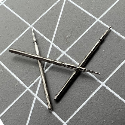 Replacement winding stem for Miyota JS00 JS20 watch movement, precise fit for smooth time adjustment.