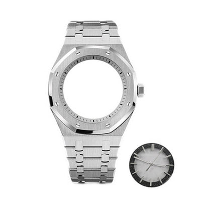 41MM Watch Case + Strap + Dial + Watch Hands for NH70 Modified Case