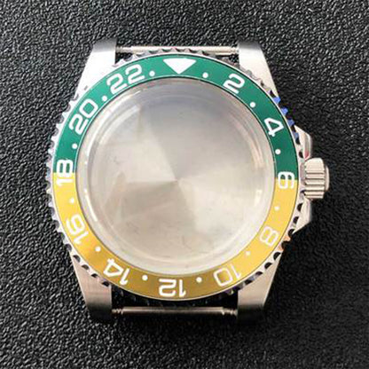 316L Edelstahl Uhrengehäuse SUB Convex Saphirglas 40mm Für NH35/NH36 