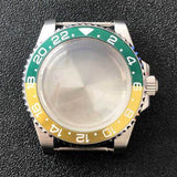 316L Stainless Steel Watch Case SUB Convex Sapphire Glass 40mm For NH35/NH36