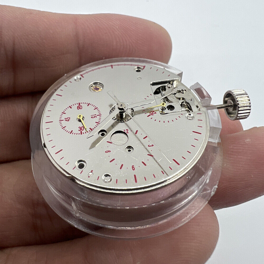 Tianjin Seagull ST1940 automatic watch movement with small second, precision Chinese craftsmanship.