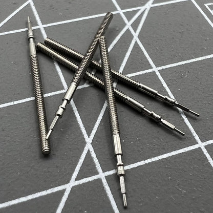 Precision winding stem for Miyota 1L32/1L22/1L12/1M02 watch movements, durable and exact fit.