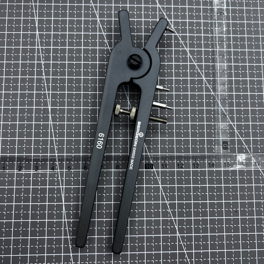 Swiss Bergeon 6160 Pliers for Removing Pushers and Correctors of Watch Cases
