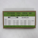 AB-605EL150 Stainless Steel Extra Long Spring Bar Set of 260PCS 1.5mm Diameter