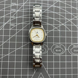 26mm SHANGHAI JINJI Manual Mechanical Lady Watch 17 Jews Golden Square Case