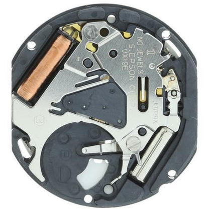 Hattori Epson TMI VX19 VX19E Watch Quartz Movement Date At 3/6 Japan Made