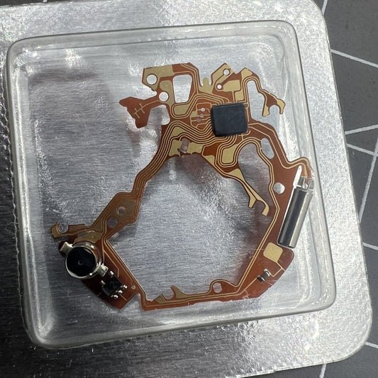 Replacement watch movement circuit board for YM62 model, ensuring precise timekeeping and durability.