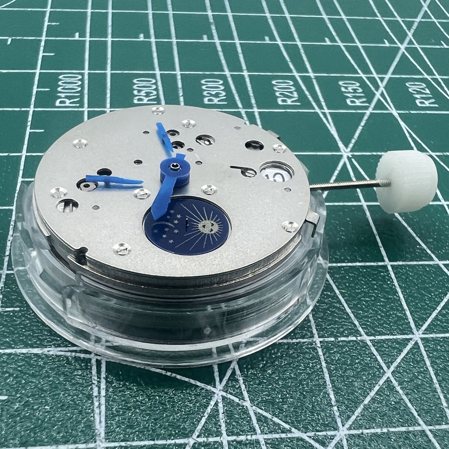 SHANGHAI JHB10 watch accessory showcasing single calendar automatic mechanical movement details.