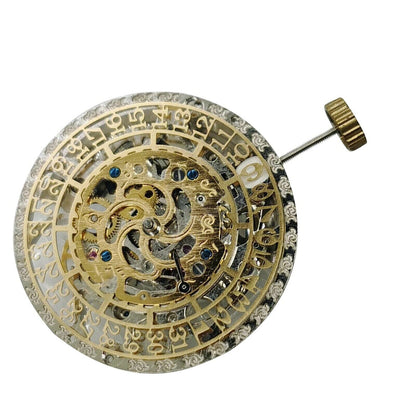 Black Hollow 2189 automatic mechanical watch movement, precision-engineered for accurate timekeeping, China made accessory.