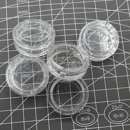 Boîtes de rangement en plastique pour mouvements de montres, grandes ou petites, 10/30/50 pièces