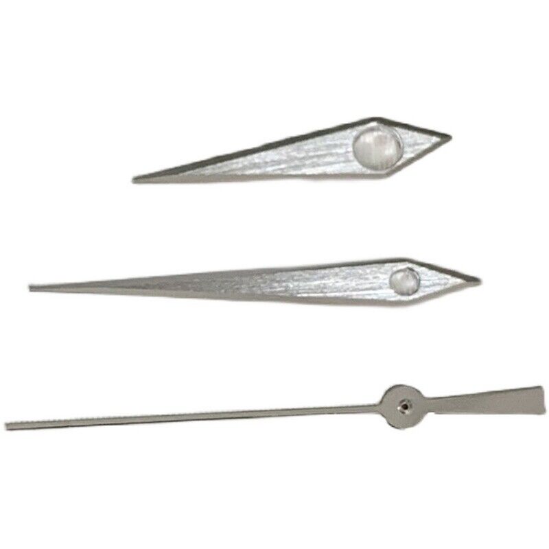 Green luminous hollow watch hands set designed for NH35 NH36 automatic watch movements.