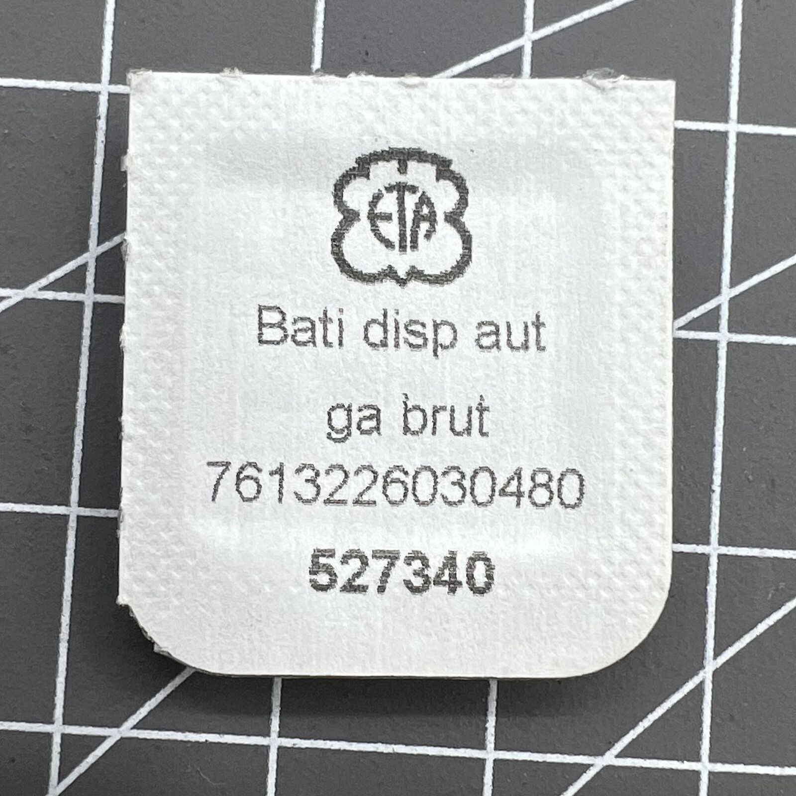 Golden automatic watch wheel bridge spare part compatible with ETA 2671 Swiss movement, precision crafted.