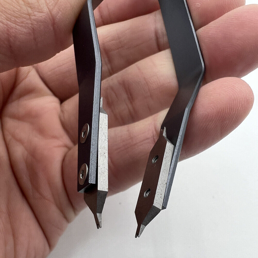 Precision Stainless Steel spring bar tweezer for lug removal, ideal for 7825 watch strap replacement.