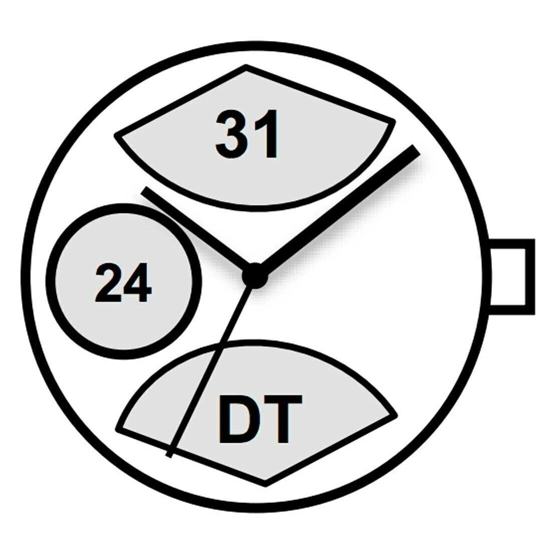 Miyota GP52 Japan Quartz Movement for watch repairs, ensuring accurate timekeeping and reliability.
